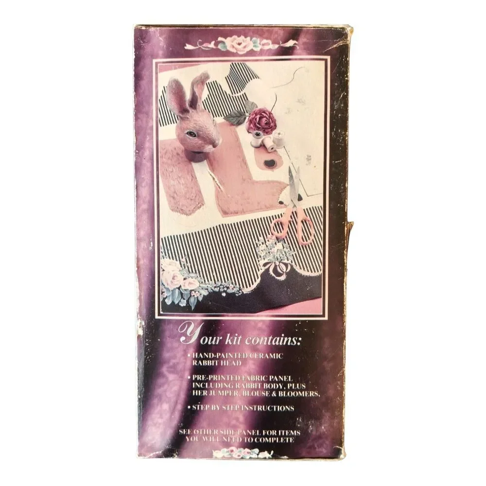 Daisy Kingdom Victoria O’Hare Bunny Rabbit Doll Craft Kit NEW Vintage